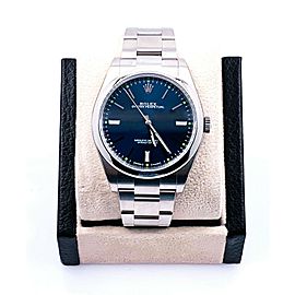 Brand New Rolex 114300 Oyster Perpetual Blue Dial Steel