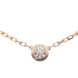 Authentic Cartier Diamants Legers SM 1P Diamond Necklace