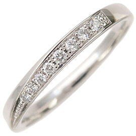 Authentic VENDOME AOYAMA 8P Diamond Ring PT997 Platinum
