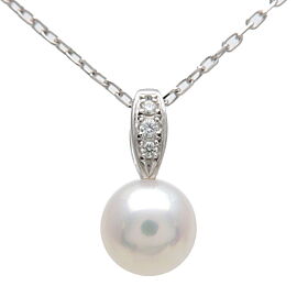 Authentic MIKIMOTO Pearl Diamond Necklace