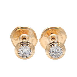 Auth Cartier Diamants Legers MM Earrings