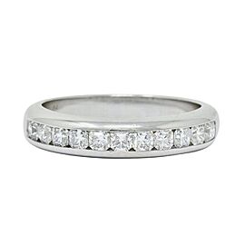 Tiffany & Co. Lucida Diamond Band Ring Platinum 0.65 tcw 4 MM