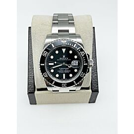 Rolex Submariner 116610 Black Ceramic Stainless Steel Watch