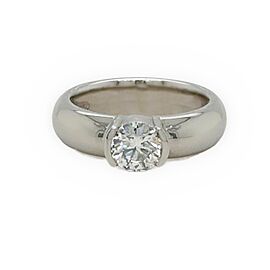 Tiffany & Co ETOILE Round Diamond 0.71 cts G VVS2 Engagement Ring Platinum