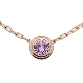 Cartier Saphirs Necklace Pink Sapphire Rose Gold