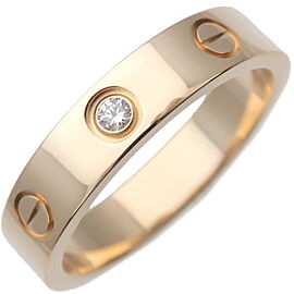 Cartier Mini Love Ring Diamond Yellow Gold
