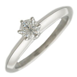 Tiffany & Co. Solitaire Diamond Ring 0.18ct Platinum