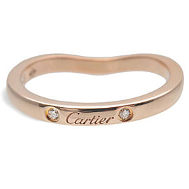 Cartier Ballerina Curve Wedding Ring 3P Diamond