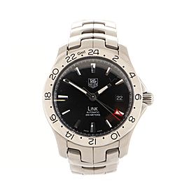 Tag Heuer Link GMT Automatic Watch Stainless Steel 39