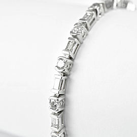White White Gold Diamond Womens Bracelet