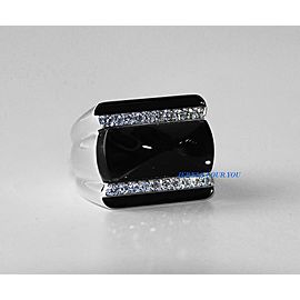 Silver Diamond Womens Ring Size 5.5