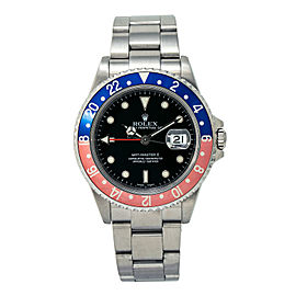 Rolex GMT-Master II 16710T Pepsi Men's Automatic Watch Stainless Black Dial 40MM