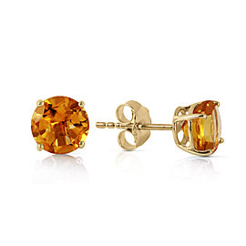 0.95 CTW 14K Solid Gold Somebody To Love Citrine Earrings