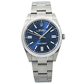 Rolex Oyster Perpetual 124300 Blue Dial Automatic Men's Watch 41mm