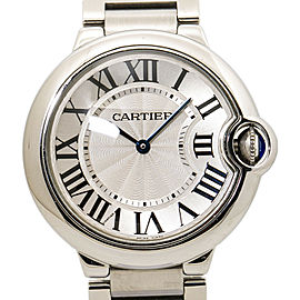 Cartier Ballon Bleu 3005 W69011Z4 Unisex Silver Dial Automatic Watch