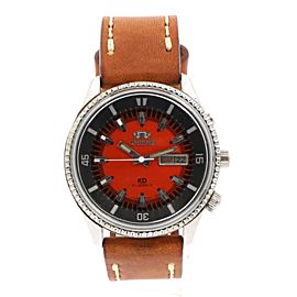 Orient KING DIVER Automatic watch KD 21 JEWELS Japan Orange Dial Watch