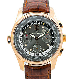 Girard Perreguax WW-TC 49805 18K Rose Gold Automatic Watch