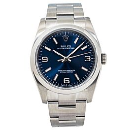 Rolex Oyster Perpetual MINT Blue Dial Automatic Watch