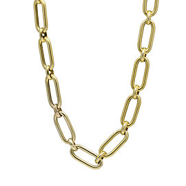 Large Paperclip Link Chain Statement Necklace