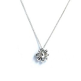 Tiffany & Co. Sterling Silver Daisy Pendant Necklace