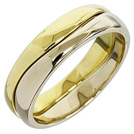 Cartier 18K White And Yellow Gold Love Ring Size 5.75