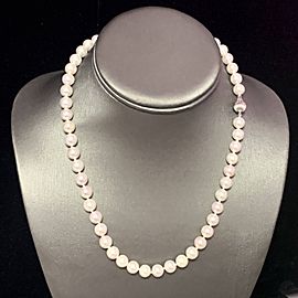 Akoya Pearl Necklace 14k Gold 18" 8.0 mm Certified $3,975