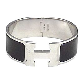 Hermes Silver-Tone Metal Bracelet