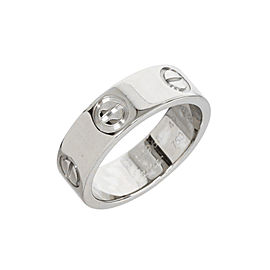 Cartier 18K White Gold Love Ring Size 5