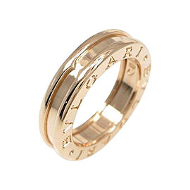 Bulgari B zero1 1 750 Pink Gold Band Ring Size EU 47 U.S. 4
