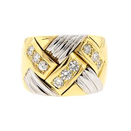 Chopard Diamond Vintage Wide Band Ring