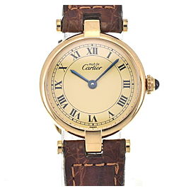 CARTIER Vermeille 1851 SV925 Gold Plated Quartz Watch LXGJHW-457