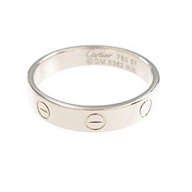 Cartier 18K white Gold Mini Love Ring LXGYMK-698