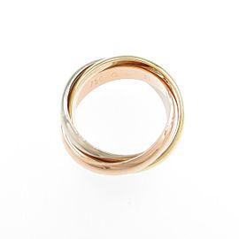 Cartier 18K Yellow Pink White Gold Trinity Ring LXGYMK-364