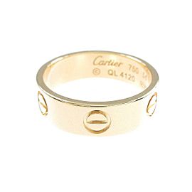 Cartier 18K Yellow Gold Love Ring LXGYMK-316