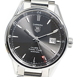 TAG HEUER Carrera twin time Stainless Steel/SS Automatic Watches