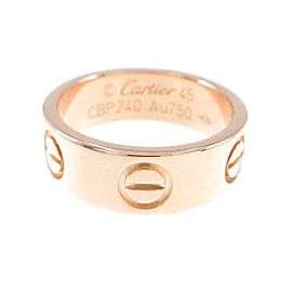 Cartier 18K Pink Gold Love Ring LXGYMK-312