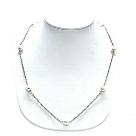 Akoya Pearl Necklace 7.65-7.85 mm 14k Gold 19" Women Certified $1,850