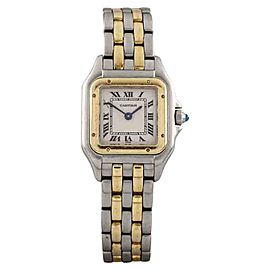 Cartier Panthere 1120 18K Yellow Gold and Stainless Steel 21mm Quartz Women Watch