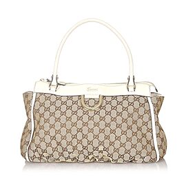 Gucci GG Abbey-D Ring Canvas Tote Bag