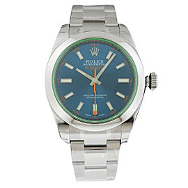 Rolex Milgauss 116400GV 40mm Stainless Steel Blue Dial Watch
