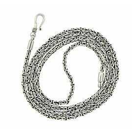 ▌Unisex 925 Sterling Silver Bali BYZANTINE 2.75 mm Chain Size
