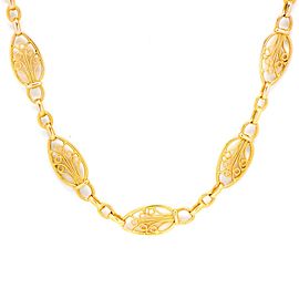 Yellow Gold Womens Necklace