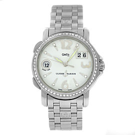 Ulysse Nardin San Marco 223-22 GMT +/- Unisex Diamond MOP Automatic 37MM Watch