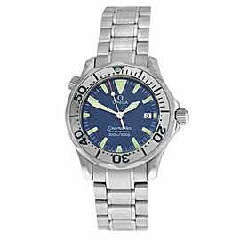 Men's Omega Seamaster 2263.80 36MM Date Quartz Stainless Steel Watch