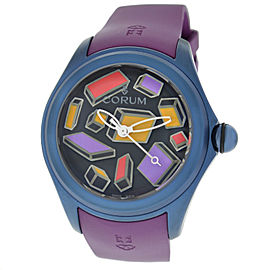 Corum Bubble Steve Aoki 082.312.98/0390 SA01 Limited Blue PVD Steel 47MM Watch