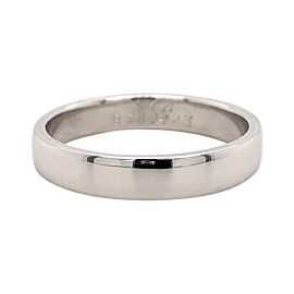 Van Cleef & Arpels Toujours Wedding Band Ring 4mm in Platinum