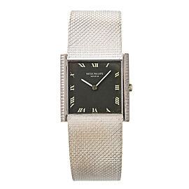 Patek Philippe Gondolo 3570/1 Square Manual Men's Watch 18k White Gold