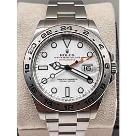 Rolex Explorer II White Dial 216570 Stainless Steel