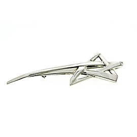 Au Tiffany & Co. Paloma Picasso 925 Sterling Silver Shooting Star Pin Brooch