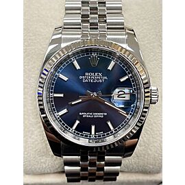 Rolex Datejust Blue Dial Stainless Steel